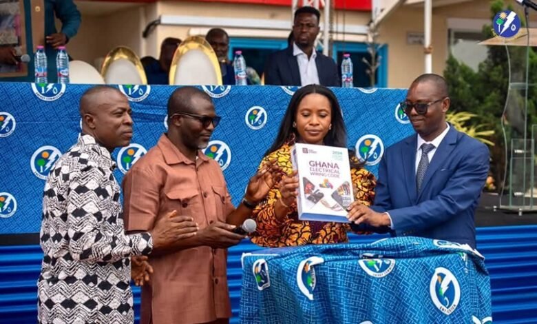 Ms Adwoa S. Bondzie (second from right), and other dignitaries launching the new code