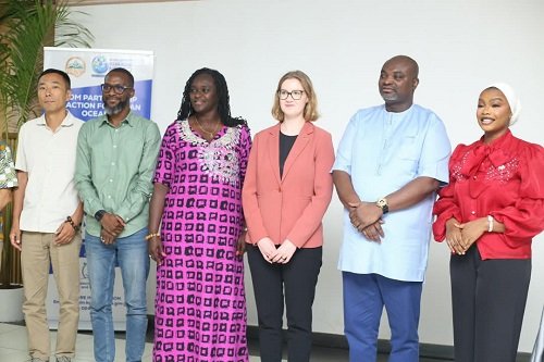 Prof Klutse ( third from left) with other dignitaries after the event
