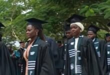 Some of the graduates at the congregation