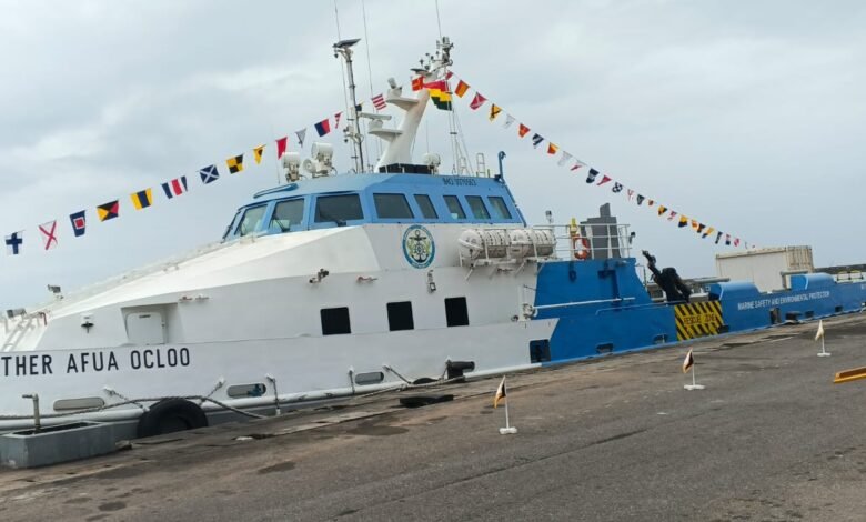 MV Esther Ocloo at the Western Naval Command