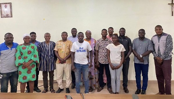 Journalists after the workshop