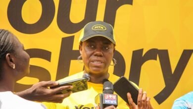 Ms Esi Wilson speaking during an interview.