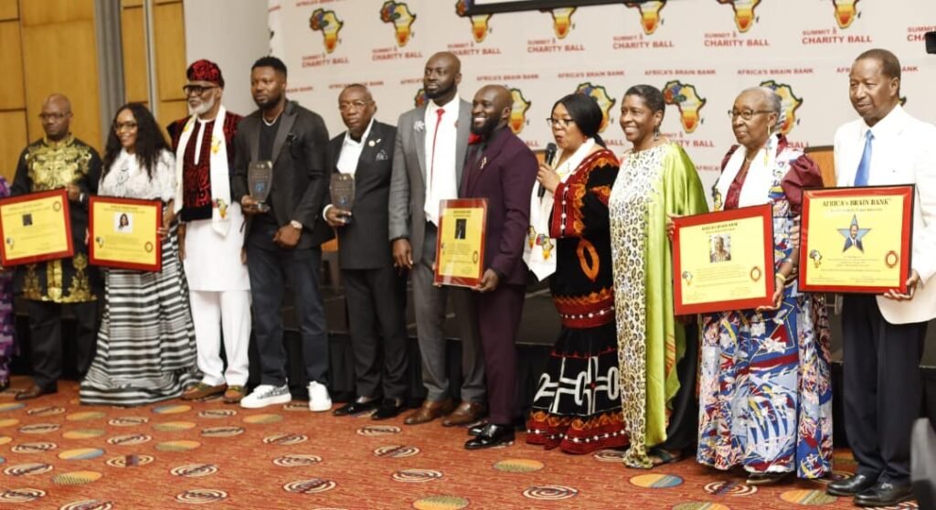 Rev. Dr Pam Fomunung (fourth from right) with other dignitaries at the event