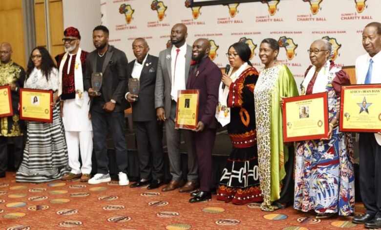 Rev. Dr Pam Fomunung (fourth from right) with other dignitaries at the event
