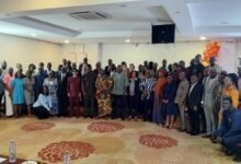Mr Nikpe (front row eleventh from right) with other participants at the conference