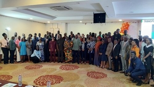 Mr Nikpe (front row eleventh from right) with other participants at the conference
