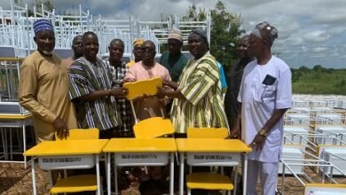 Dignitaries duing the presentation