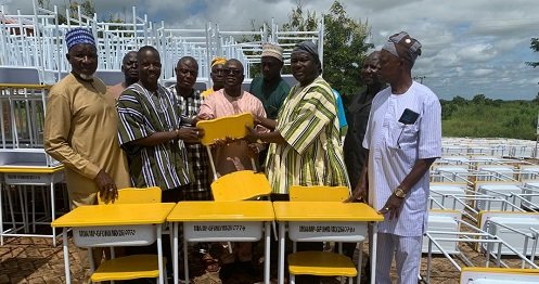 Dignitaries duing the presentation