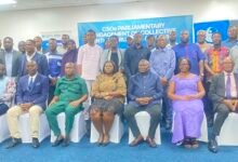 Mr Nyarko (seated second from left) with other participants at the programme