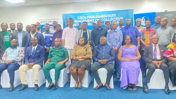 Mr Nyarko (seated second from left) with other participants at the programme