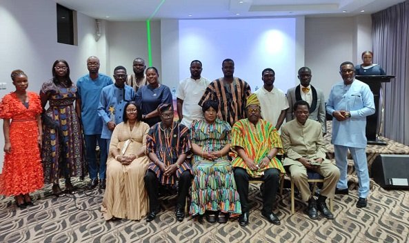 Ms Jantuah (seated middle) with other dignitaries at the programme