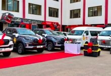 Some of the commissioned vehicles