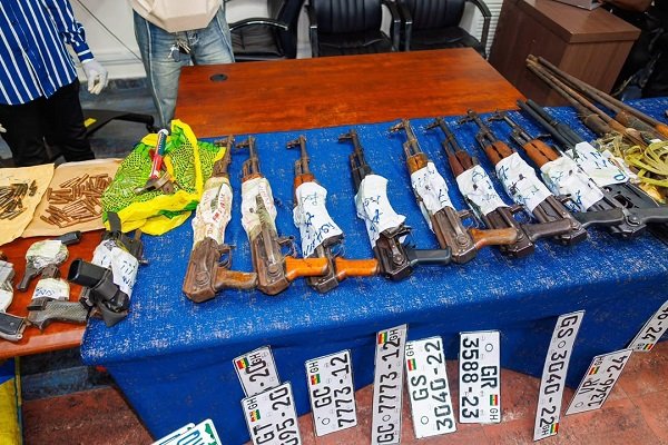 Some exhibits retrieved from the suspects