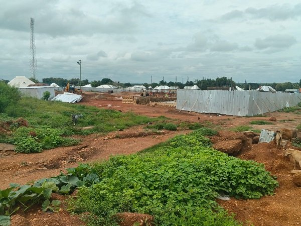 The land cleared for the 24 hour market