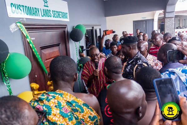 Officials opening the facility