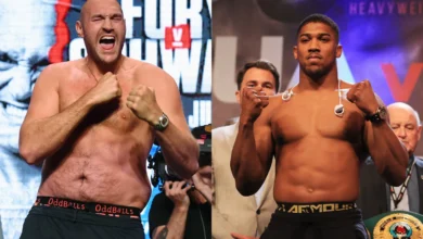 Tyson ⁠⁠⁠⁠Fury with Anthony Joshua