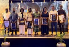 The awardees at the ceremony