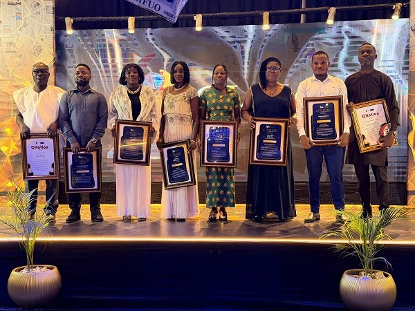 The awardees at the ceremony