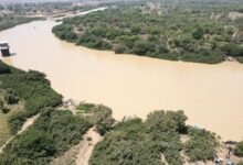 Aerial view of Nawuni intake