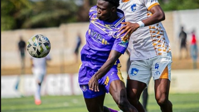 A scene from Saturday's game at the Nii Kraku Park in Tema
