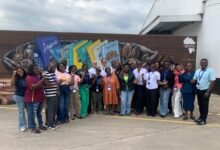 Participants after the training