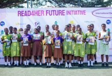 Female students at the Read4Her programme
