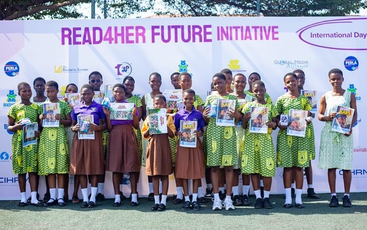 Female students at the Read4Her programme
