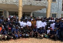 Participants after the training