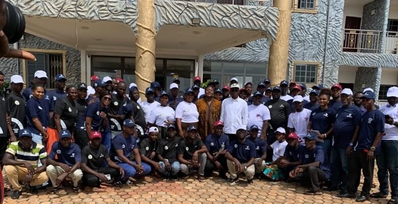 Participants after the training
