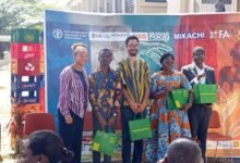Ms Wallin (left) with other stakeholders at the symposium