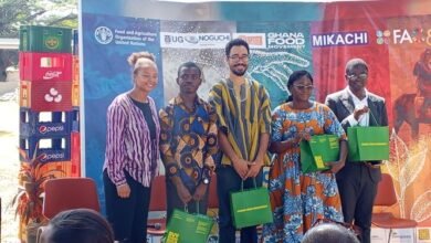 Ms Wallin (left) with other stakeholders at the symposium