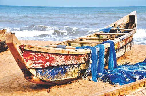 A fishing boat