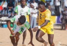 A Ghanaian star takes on two markers of the Nigerians