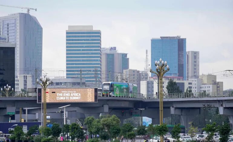 A view of Addis Ababa, Ethiopia