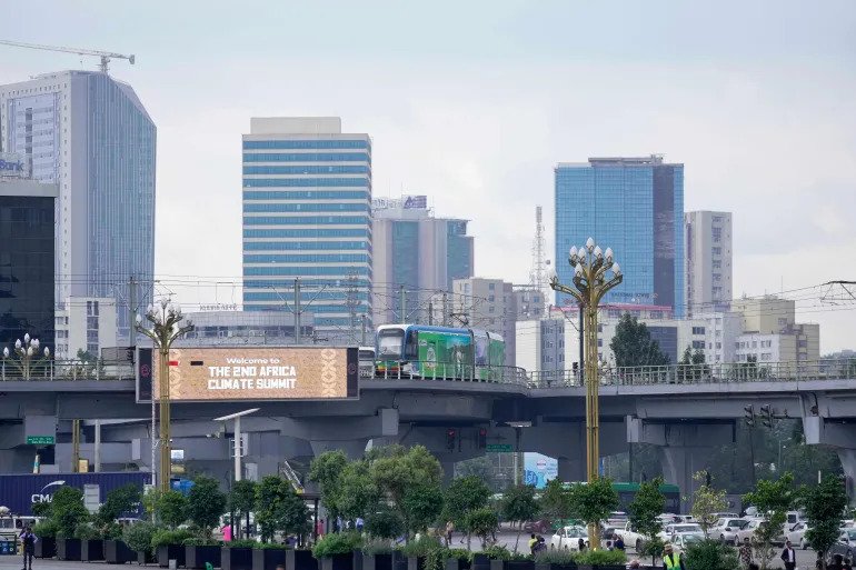 A view of Addis Ababa, Ethiopia