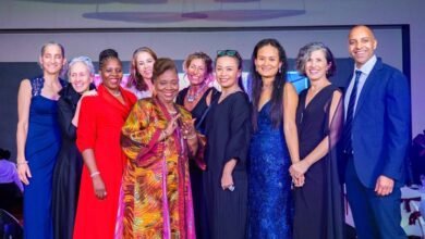Some members of the Association after the Charity Gala