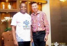 Rev. Wengam (left) with Rev. Yeo