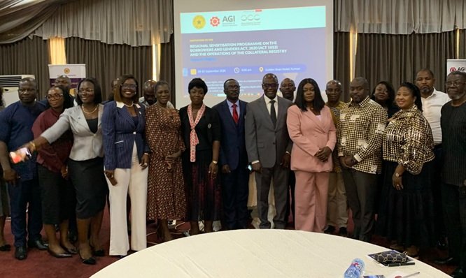 BoG officials and some participants at the programme
