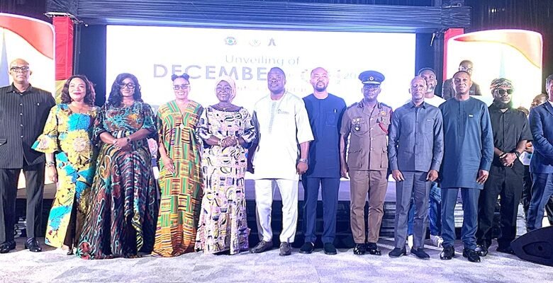 Ms Abla Dzifa Gomashie (sixth from left) with other dignitaries during the launch