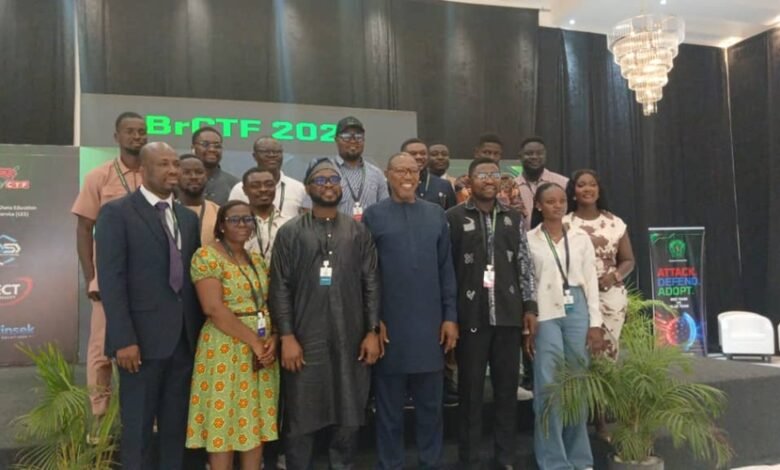 Dr Apaak (fourth from left front raw) with other participants at the programme