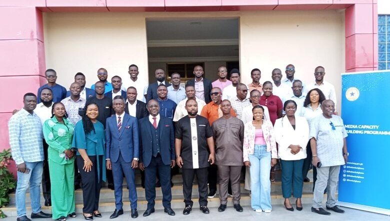 Dr Otabil (fifth from left front row) with the participants in the training.