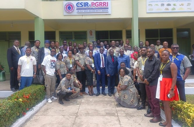 CSIR senior staff members during the conference