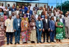 Dr Yusif Sulemana (front row third from right) with Prof Owusu-Ansah (front row forth from right) and other dignitaries and stakeholders