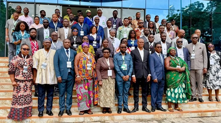 Dr Yusif Sulemana (front row third from right) with Prof Owusu-Ansah (front row forth from right) and other dignitaries and stakeholders
