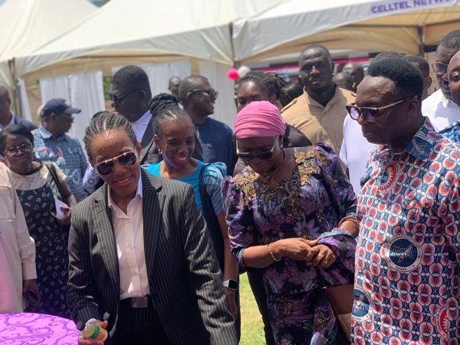 Dr Agyeman-Rawlings (left) and other dignitaries at the programme