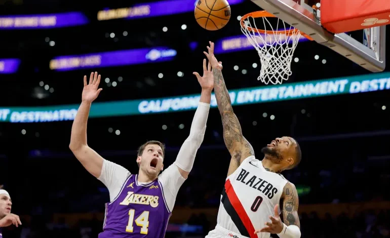 Lillard drilled a 3-pointer to give Portland a 108-105 lead with 910 remaining in the game