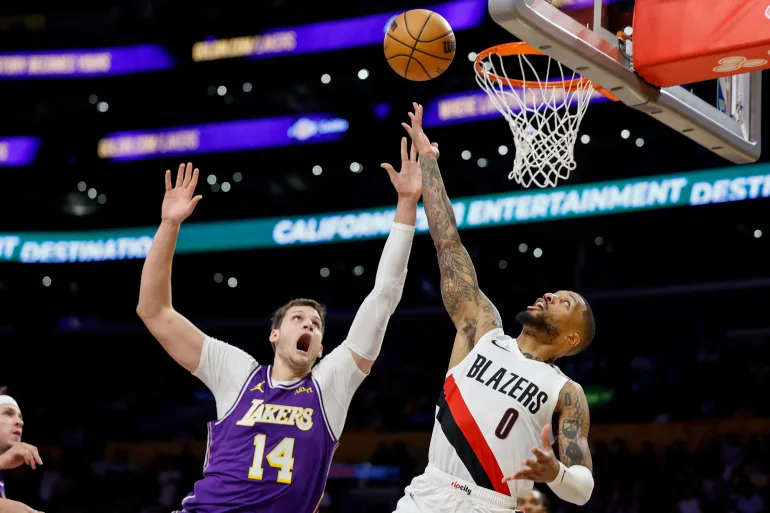 Lillard drilled a 3-pointer to give Portland a 108-105 lead with 910 remaining in the game