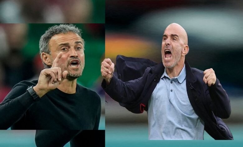 Luis Enrique-PSG(left) & Enzo Maresca(right)-Manchester City