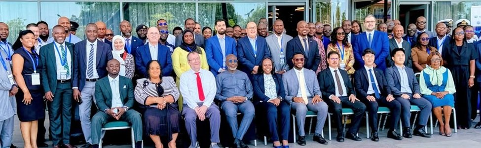 Dr Kamal Deen Ali (seated forth from left) with Mr Merlyn Gaskin (seated fifth from right) and other participants after the session