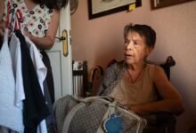 Maricarmen Abascal was evicted from her flat in Madrid two weeks ago
